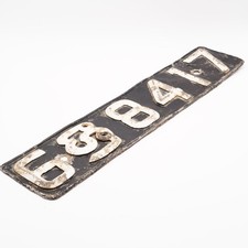 Nummernschild Kennzeichen Sri Lanka Retro Vintage Oldtimer