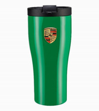 Original Porsche Thermobecher Edelstahl #Pythongrün, Coffee to go Becher, 450ml