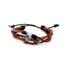 Lederarmband geflochten