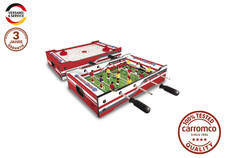 CARROMCO MULTIGAME FLIP-XM 2in1 Tischauflage Kicker Gleithockey Mini-Kicker