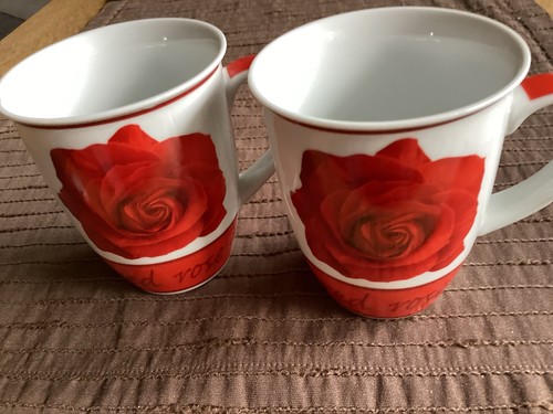 2becher tassen von flirt red - 2becher,tassen,von, flirt,red