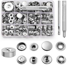 260 Stück Druckknopf Set mit