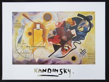 Jaune, Rouge, Bleu ( Kandinsky ), Kunstdruck 60 x 80 cm