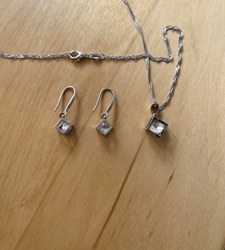 Schmuckset silber 925 weiß