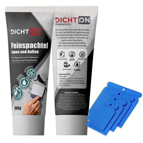 Feinspachtel spachtelset innen - spachtelset,