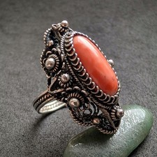 Vintage Ring Filigran Silber