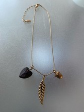 Halskette, Ohrringe ,Kettenanhänger "L", Pilgrim Danish Design,