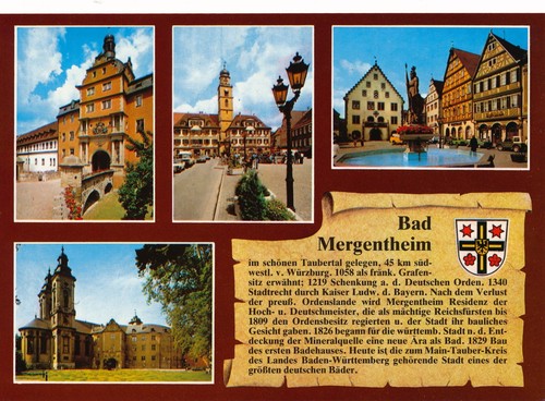Bad mergentheim chronik - ak,