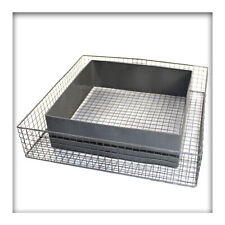 Pflanzschale Quadrat-Gitter Garten Grabschmuck Grabgestaltung Friedhof 35x35x8