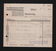 NEUHOF, Rechnung 1938