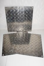 Alu Riffelblech 470 x 480 mm  Särke 3,5/5 mm Quintett Warzenblech Rutschhemmend