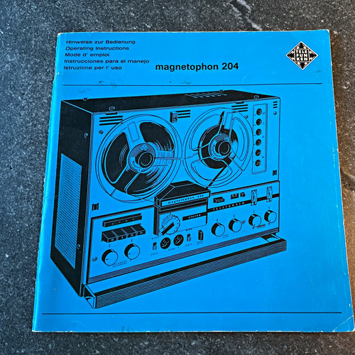 Telefunken magnetophon 204 - telefunken,