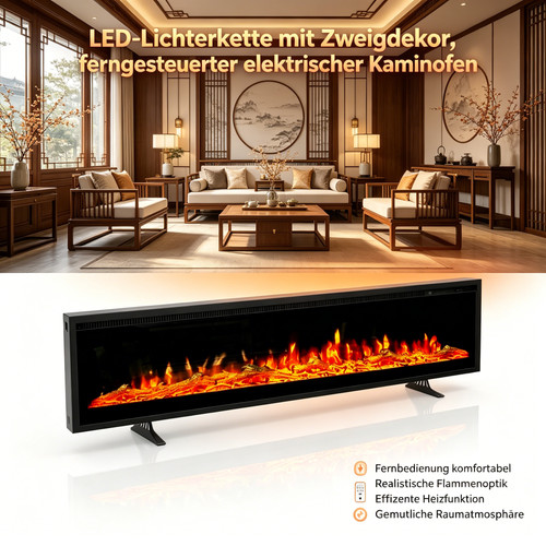 Wandkamin flammeneffekt - wandkamin,