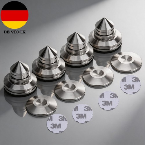 4stk edelstahl hifi - edelstahl,