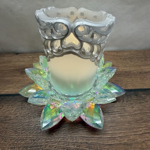 Glas led teelichthalter - glas, led-teelichthalter
