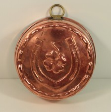 Kupferform Kleeblatt Hufeisen