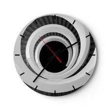 Modern Wanduhr 40x40cm Rund