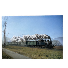 Postkarte AK Zug Eisenbahn