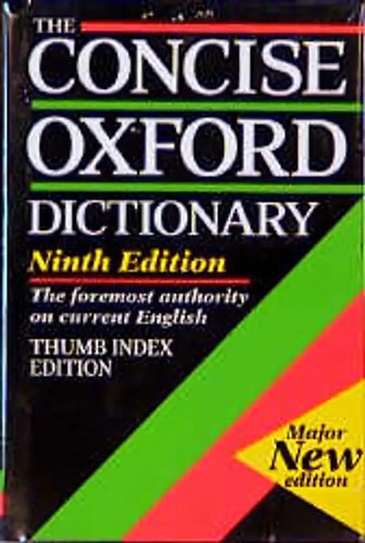 The concise oxford dictionary - the,