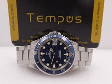 TUDOR by ROLEX SUBMARINER 75090 UNPOLIERT 1993 BLAUES ZIFFERBLATT AUTOMATIKUHR
