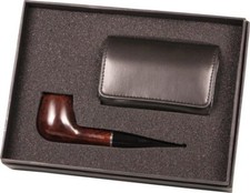 JEAN CLAUDE Set Pfeife braun +