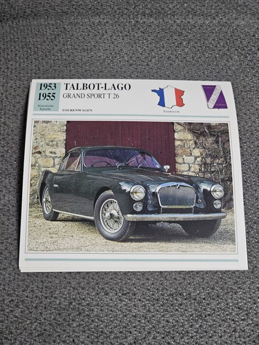 Talbot lago grand sport - grand,