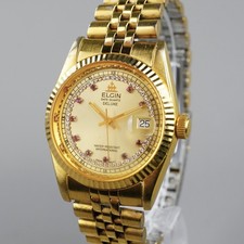 ELGIN Vintage DATE QUARTZ