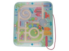 HABA Magnetlabyrinth Lernspiel Motorikspiel Stadt Mehrfarbig Kinder ab 24 Monate