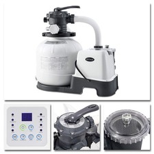 INTEX Sandfilter 7,9m³ Sandfilteranlage Salzwassersystem Chlorgenerator B-Ware