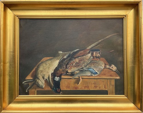 Impressionist jagdstillleben - impressionist,