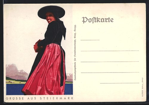 Ansichtskarte steiermark - ansichtskarte,