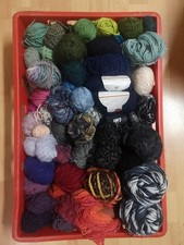 Wolle Konvolut Paket 1,9 kg