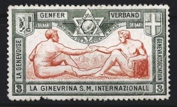 Reklamemarke genf genfer - reklamemarke,