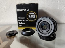 Nikon nikkor 24mm - f1.7, dx