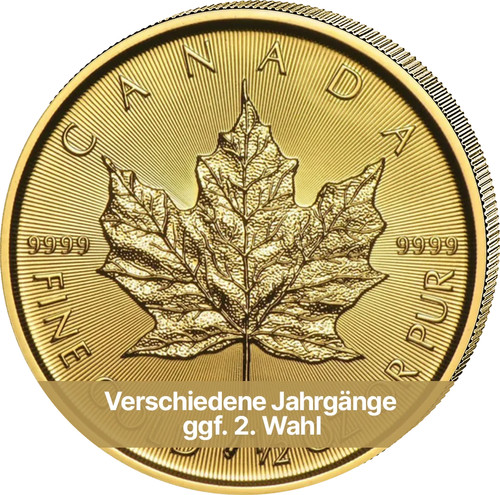 Unze gold maple leaf - 1/2,