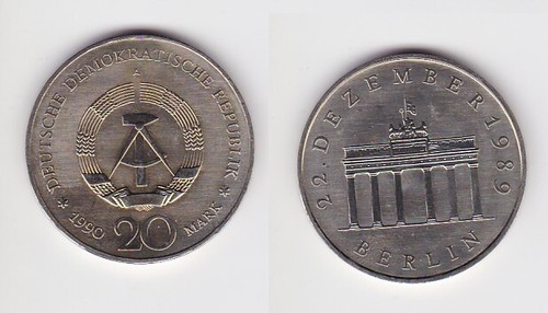 Ddr gedenk münze mark - ddr,