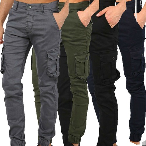 Herren cargo chino - chino, stretch