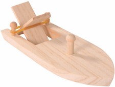 Schiff boot gummiantrieb - gummiantrieb, holz