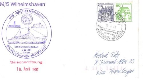Schiffspost wilhelmshaven - schiffspost,