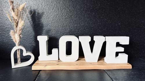 Buchstaben love schriftzug - buchstaben,