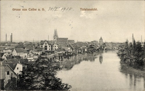 Calbe der saale - an, saale,