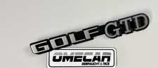 Golf gtd schriftzug - gtd,