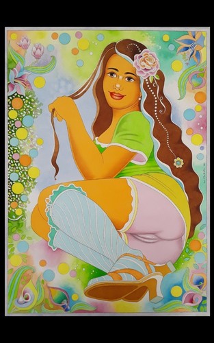 Erotik grosses aquarell x - erotik,,