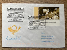 Briefmarken, Bund,Brief Ausgabe 2007,Thema SST Magdeburg, Handball WM