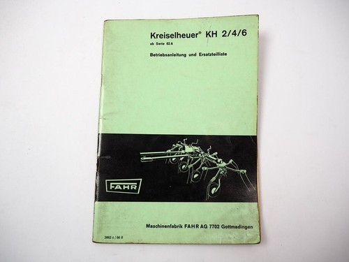Fahr kh2 kh4 kh6 kreiselheuer - fahr,