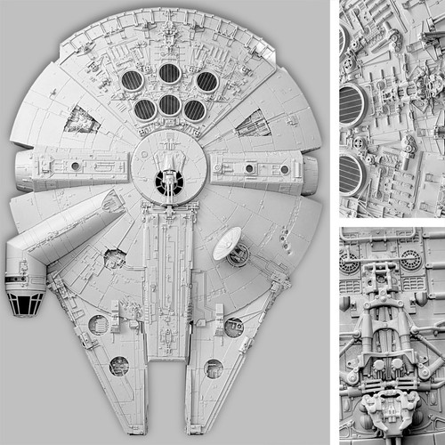 Star wars millennium - star,