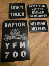 Quadschilder Raptor 700 660