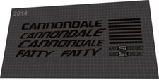 CANNONDALE Badboy (2014) Frame Decal Sticker Set