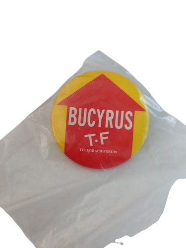 Vintage pin anstecker - pin, bucyrus