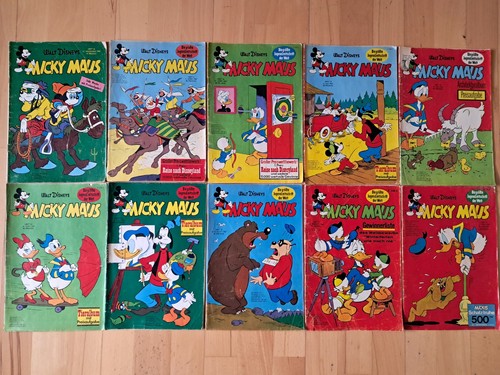 Micky maus konvolut 10 - maus,